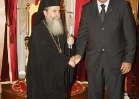 His Beatitude with Prime Minister Milorad Dodik.