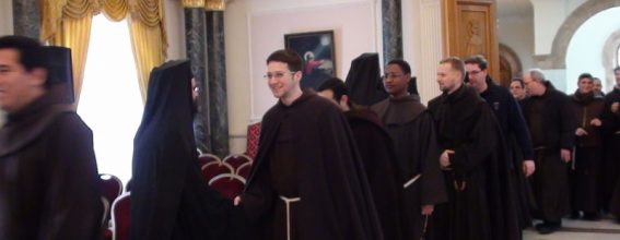 The Franciscan Friars visiting the Patriarchate