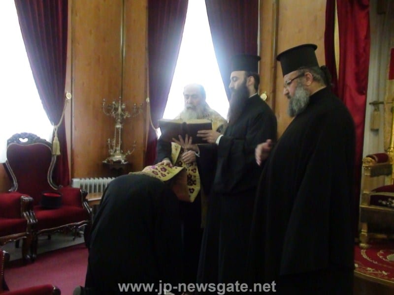 F. Gregorios receives blessing as Steward