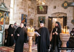 The feast in St Charalampos Monastery