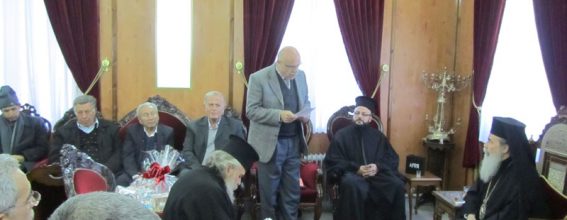 His Beatitude receives the Community of Abu-Snan