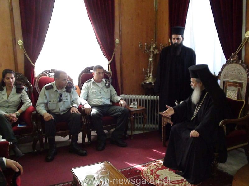 The Head and members of the Military Command with His Beatitude