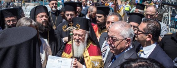 The Patriarchal Commissioner in Bethlehem welcomes His All-Holiness