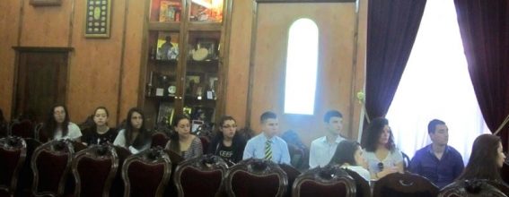 A delegation of excellent Bulgarian students at the Patriarchate
