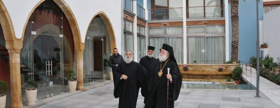 The Patriarch of Alexandria welcomed to the Exarchate of the Holy Sepulcher in Cyprus