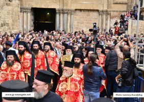 The Hagiotaphite Brotherhood welcomes the President of Israel to the Patriarchate
