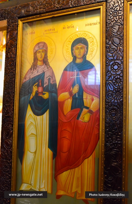 The icon of St Marcella and St Mary Magdalene