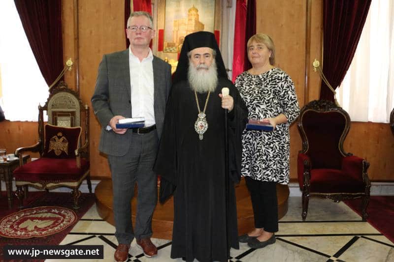 His Beatitude with the representatives of the Swedish Institute
