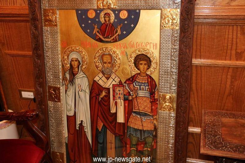 The icon donated by Mr Kambolava