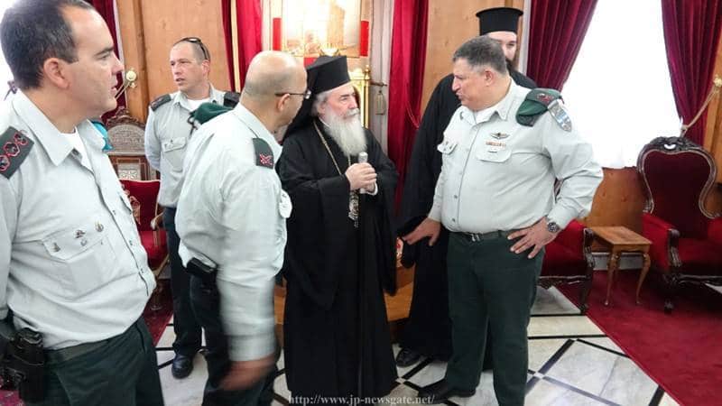 The Israeli Coordinator of Activities in Bethlehem visits the Patriarchate