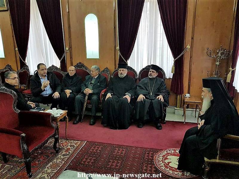 The Township of Kufr Yasif village visits the Patriarchate