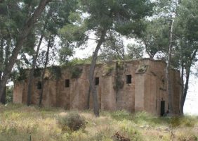 The Church of ‘The Ascension of the Lord’ and ‘Prophet Elijah’ in Ma'lul before restoration [in May 2009].