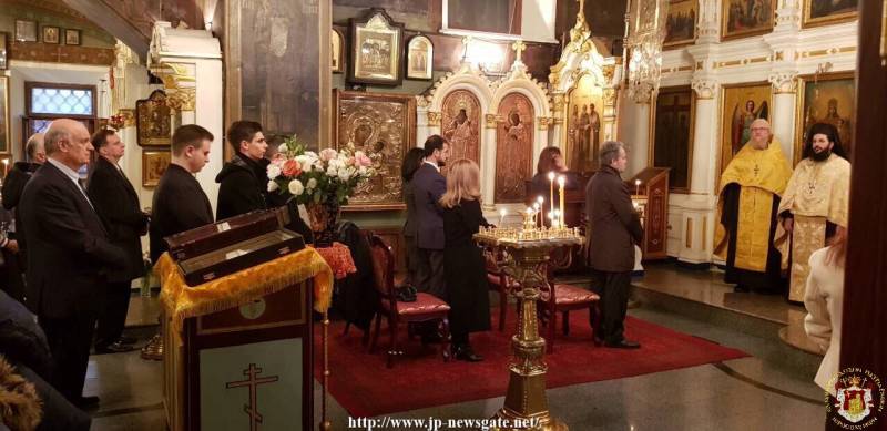 The Divine Liturgy at the Metochion of the Holy Sepulchre in Moscow