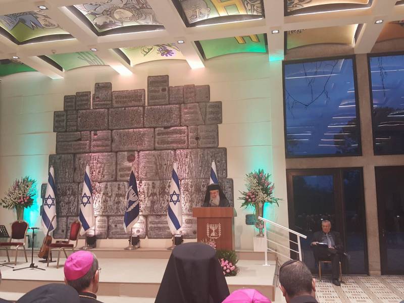 His Beatitude at the Christmas and New Year Reception by the President of Israel