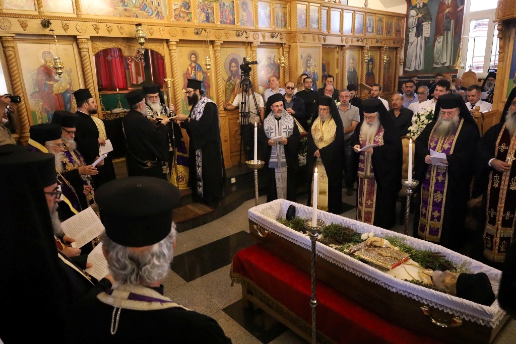 THE FUNERAL SERVICE OF THE LATE ARCHIMANDRITE INNOKENTIOS OF THE HOLY
